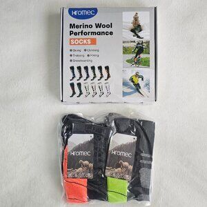 2 pairs of Hromec Merino Wool Performance Socks
